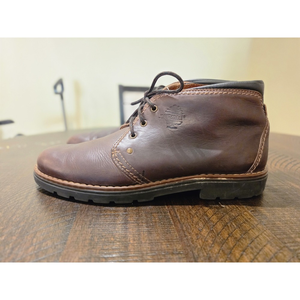 Josef Seibel Men's 46 US 12 Leather Chukka Ankle Boots Brown Hungary 4245